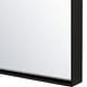 preview thumbnail 3 of 4, Arched Rectangular Frame Wall Mirror - 40" - Black