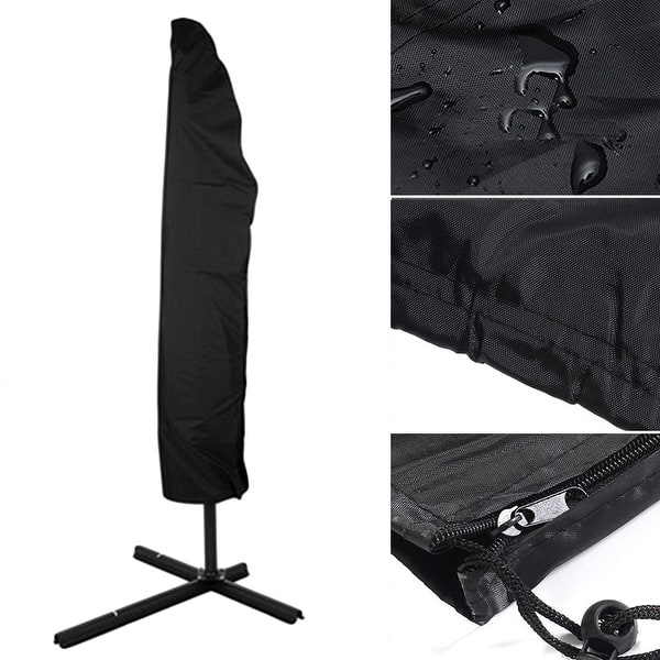 bed bath and beyond patio umbrella covers Veranda 13-Foot Water-Resistant Offset Canopy Cover Extend the life of your outdoor umbrella and keep it looking like new season after season with the Market Umbrella Cover by Pure Garden Patio Umbrella Cover Fits 9-11