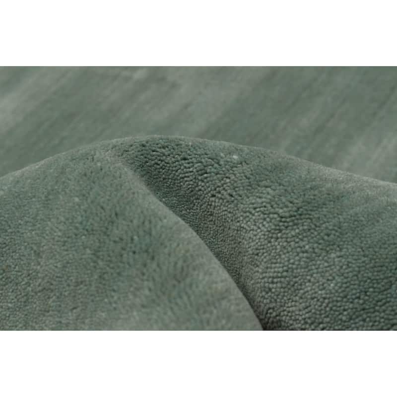 Kashkuli Gabbeh Blue Rug 6'6" x 6'6" - 6'6 x 6'6