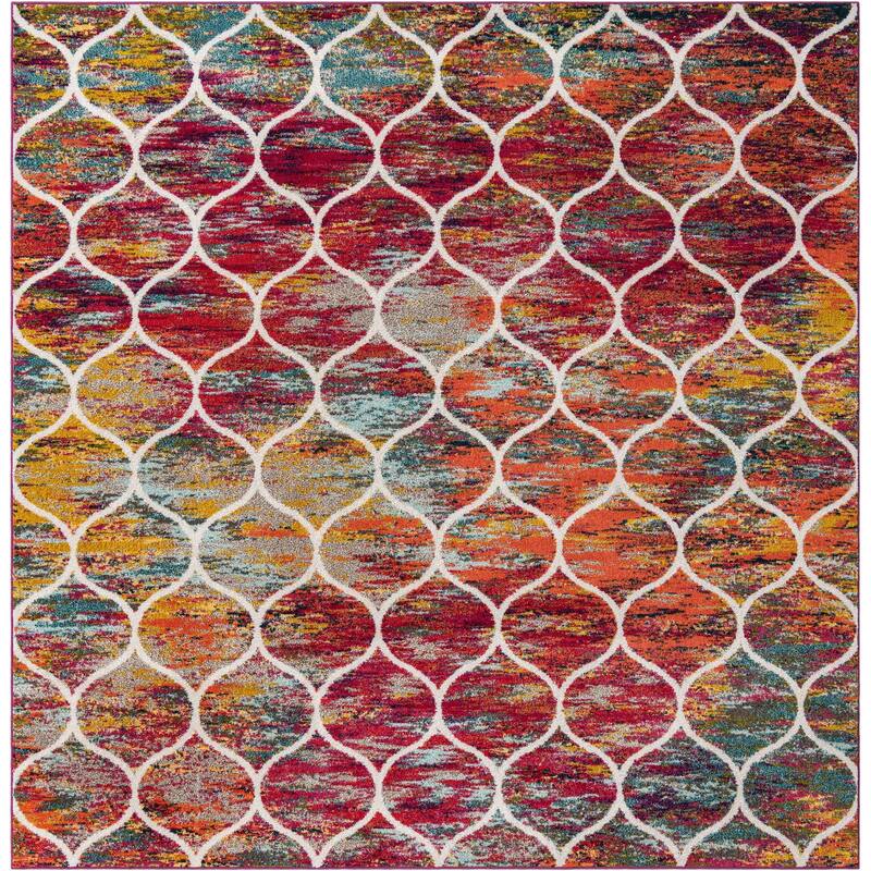 Contemporary Rosilan Collection Area Rug