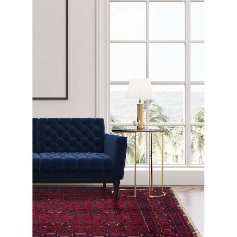 ECARPETGALLERY Hand-knotted Finest Khal Mohammadi Red Wool Rug - 6'0 x 8'1