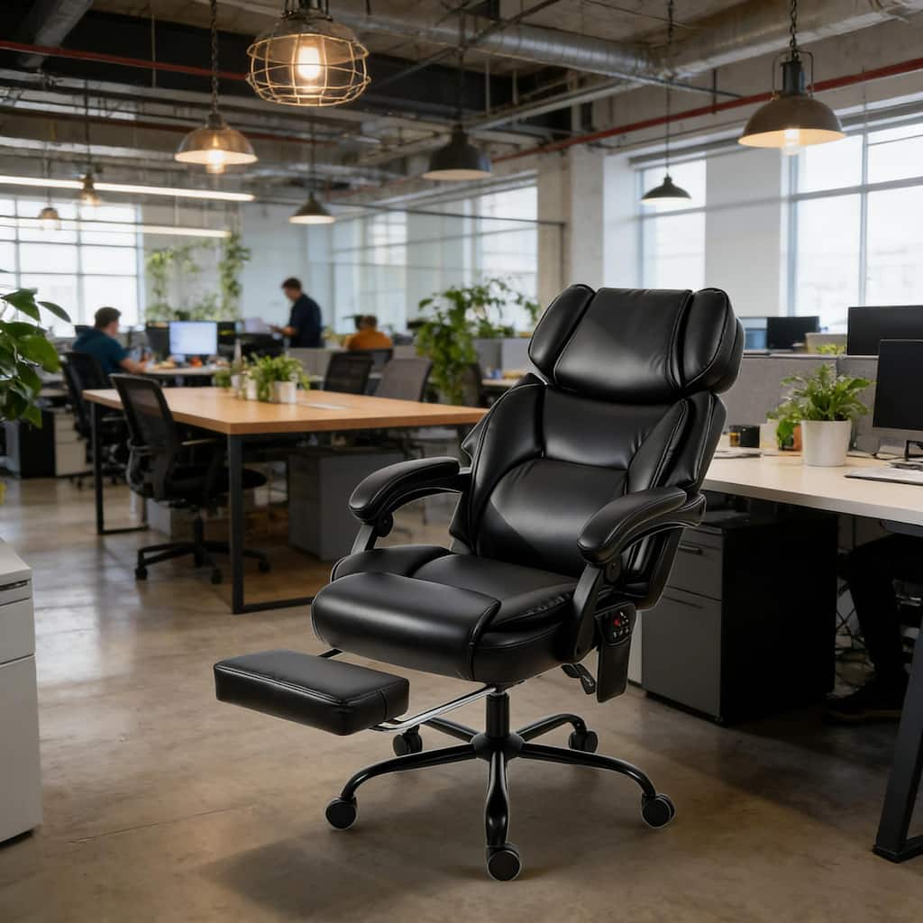 Soft Computer Chair, Massage Chair, High Back Chair, Office Chair