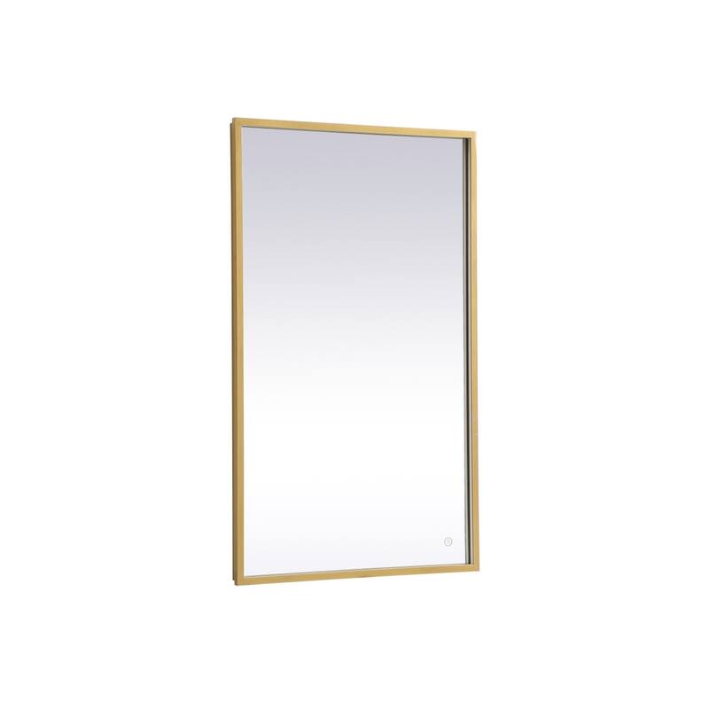 Indigo Home 24x40 inch LED mirror with adjustable color temperature