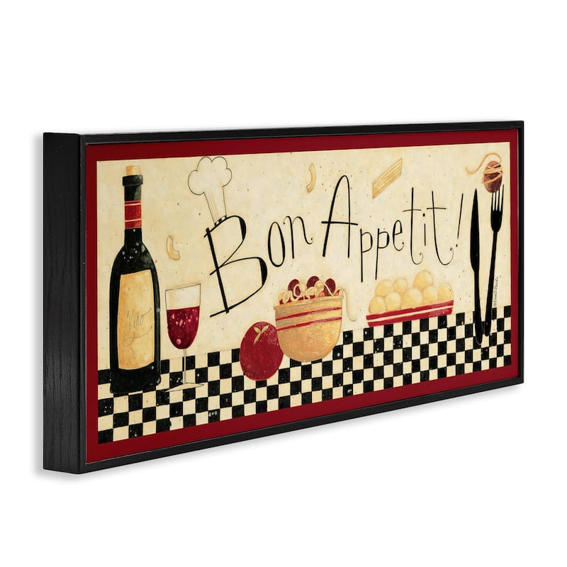 Bon Appetit Kitchen Framed Wall Art