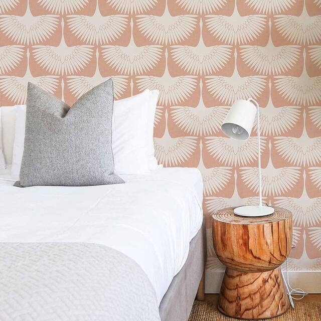 Feather Flock Peel and Stick Wallpaper