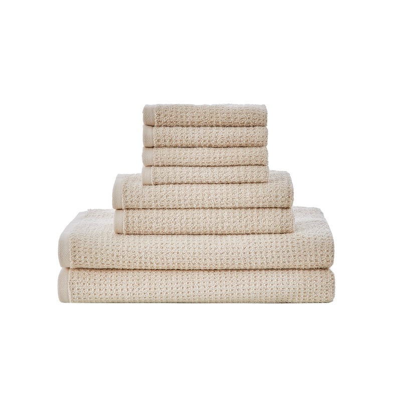 Nautica Oasis Solid Cotton 8 Piece Towel Set - 8 Piece