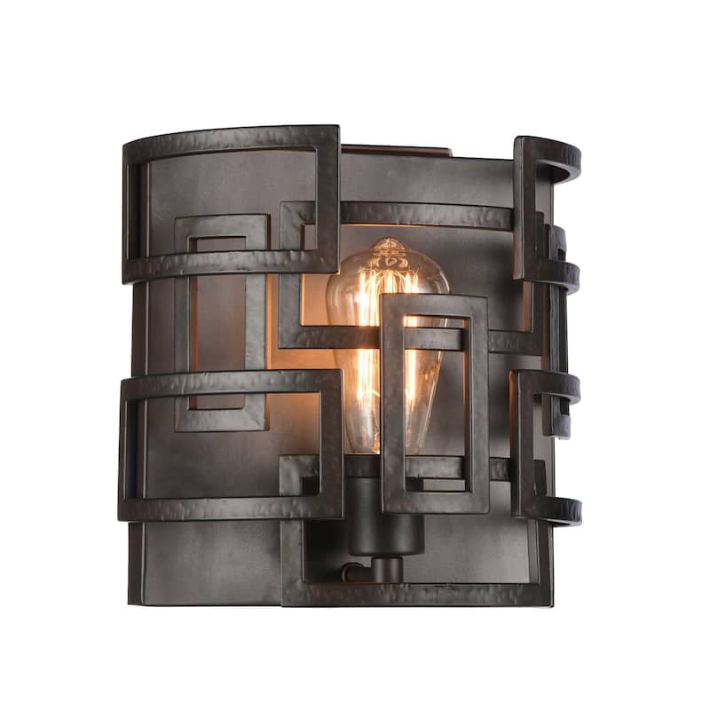Litani 1 Light Wall Sconce With Brown Finish - Brown