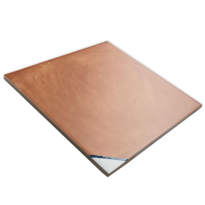 Merola Tile Sentier des Ocres Coin Blue 7-7/8" x 7-7/8" Porcelain Floor and Wall Tile