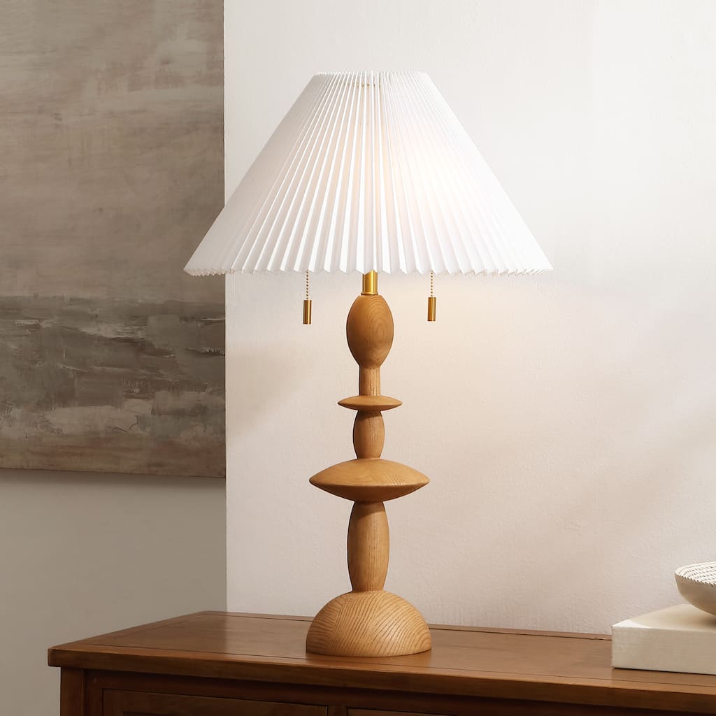 SAFAVIEH Mensy 29-inch Resin Table Lamp (LED Bulb Included) - 18"W x 18"D x 29"H