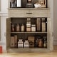 preview thumbnail 4 of 10, Garvee Kitchen Pantry Cabinet with Microwave Stand and Coffee Bar, 71" Tall Hutch Storage Cabinet, Wooden Buffet Cabinet