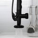 preview thumbnail 11 of 12, 2 Spout Single Handle Kitchen Faucet with Pull Down Sprayer