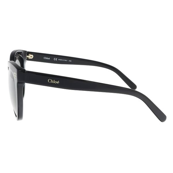 Shop Chloe Ce705s 1 Black Cat Eye Sunglasses 55 19 140