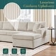 preview thumbnail 14 of 13, U-Shaped Oversized Corduroy Sectional Sofa with Chaise Lounge and Removable Cushions by Harper&Bright Designs