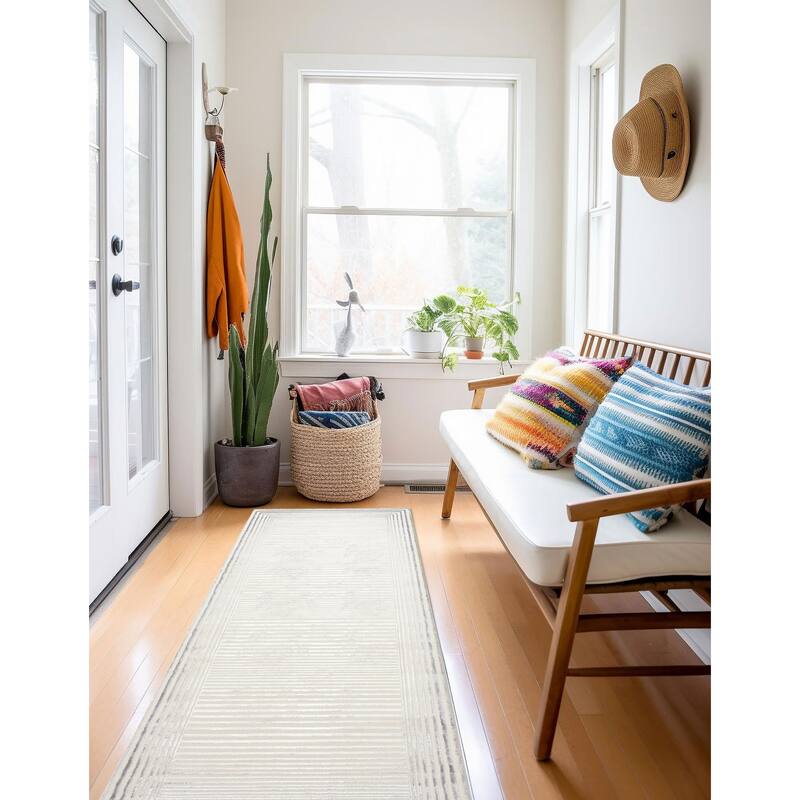 ECARPETGALLERY Machine Made Ramona Grey Area Rug