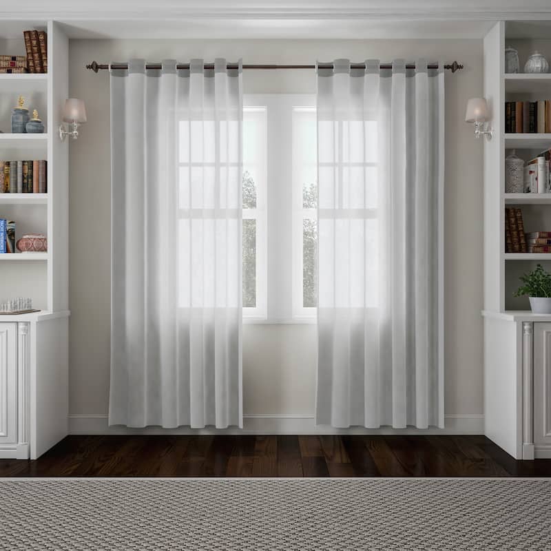 Lavish Home 1-Inch Adjustable Curtain Rod