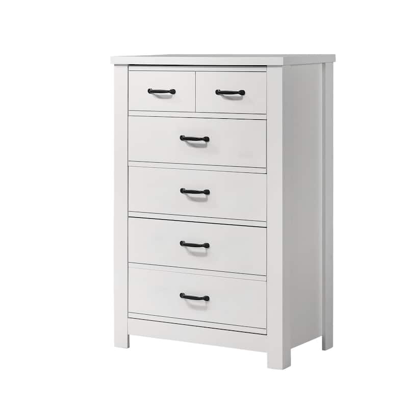 Wooden 6-Drawer Storage Dresser