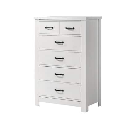 Wooden 6-Drawer Storage Dresser