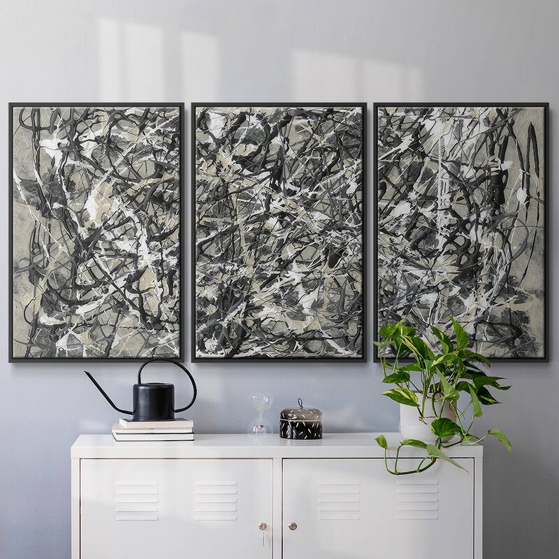 Pollack Homage I - Multi Piece Framed Canvas