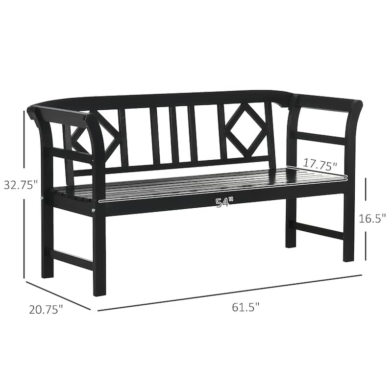 Stylish Decorative Bench Lawn Bench, Corridor Benche Indoor Bench for Foyer, Patio Bench Indoor Bench with Backrests