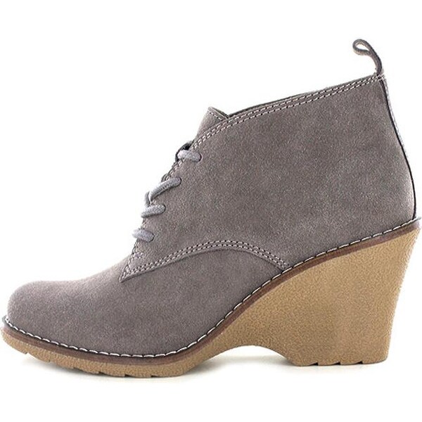 white mountain wedge booties