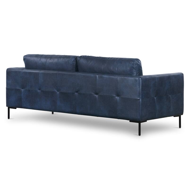 Poly & Bark Calle 90" Sofa - Full Grain Genuine Italian Leather