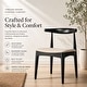 preview thumbnail 31 of 96, Set of 2 Kennedy Elbow Chairs Farmhouse Wooden Dining Chairs With PU Leather Or Fabric Cushion Seat, Modern Accent Side Chairs