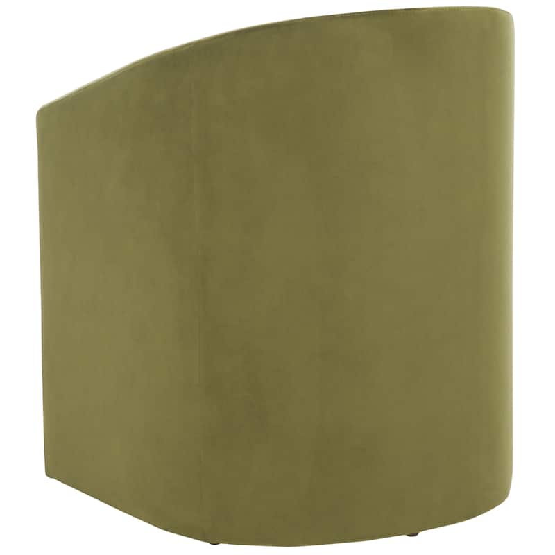 SAFAVIEH Theodosia Barrel Back Accent Chair (Fully Assembled) - W24" x D24" x H30" - 24Wx24Dx30H