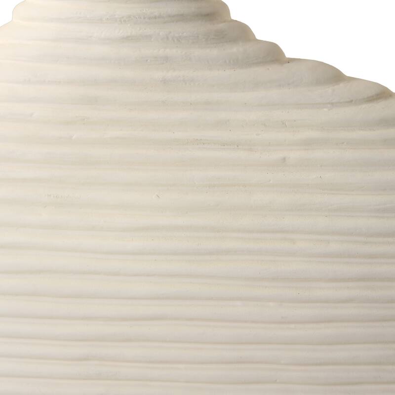 Uttermost Duostacked Matte White Vases, Set of 2