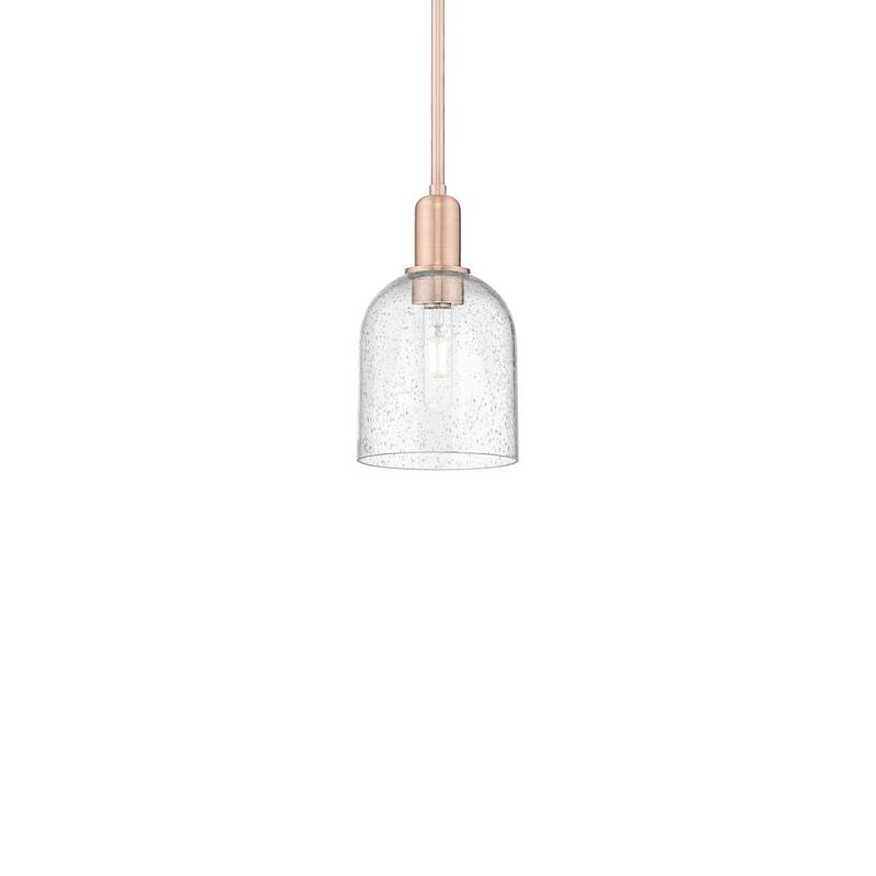 Innovations Lighting 716-1S-11-6 Bella Pendant Bella 6" Wide Mini - Antique Copper / Seedy