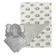 MODERN BABY Super Soft Baby Blanket Set with Lovey Toy Plush Blanket