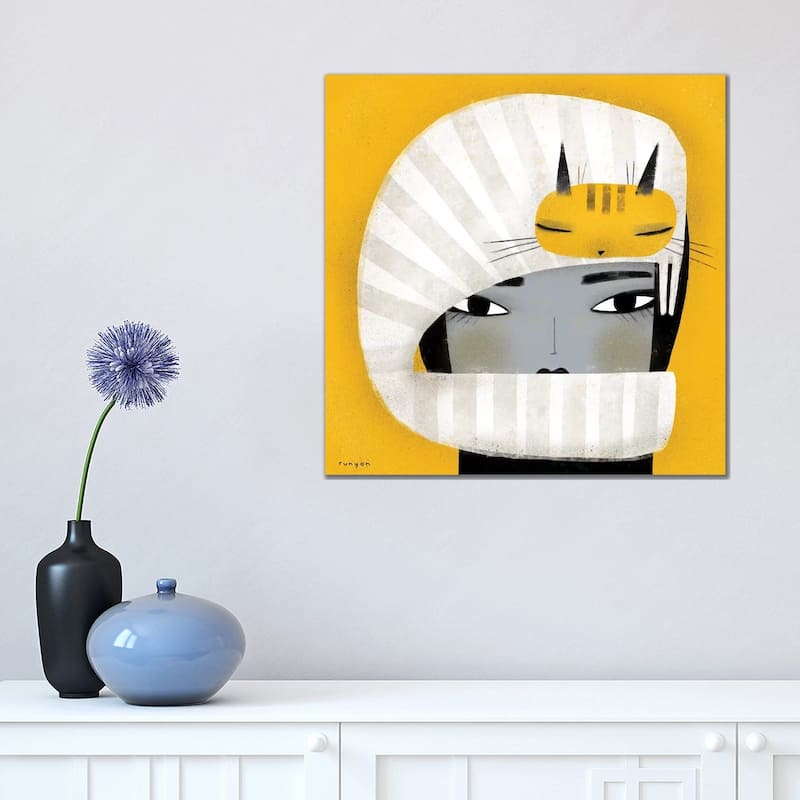 iCanvas "Hat Scarf Combo" by Terry Runyan Canvas Print - 18x18x1.5