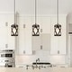 preview thumbnail 2 of 8, Deun Modern Industrial 1-Light Cylinder Pendant Light for Kitchen Island - D 6" x H 11"