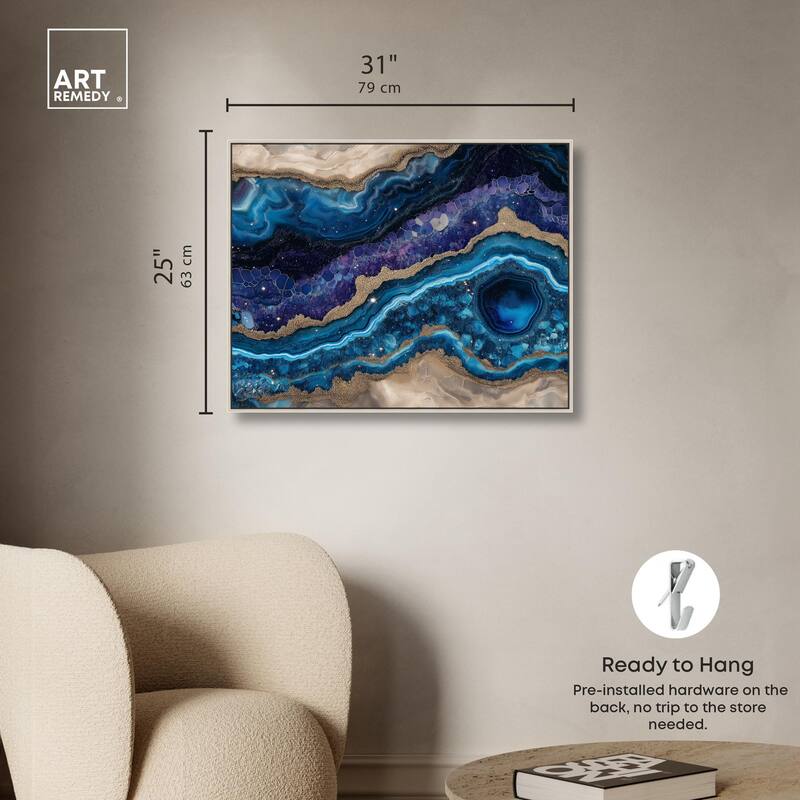 Galactic Geode I Canvas by Art Remedy