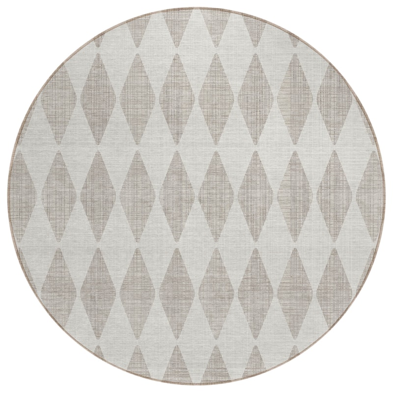 HomeRoots Geometric Transitional Rectangle Outdoor Rug