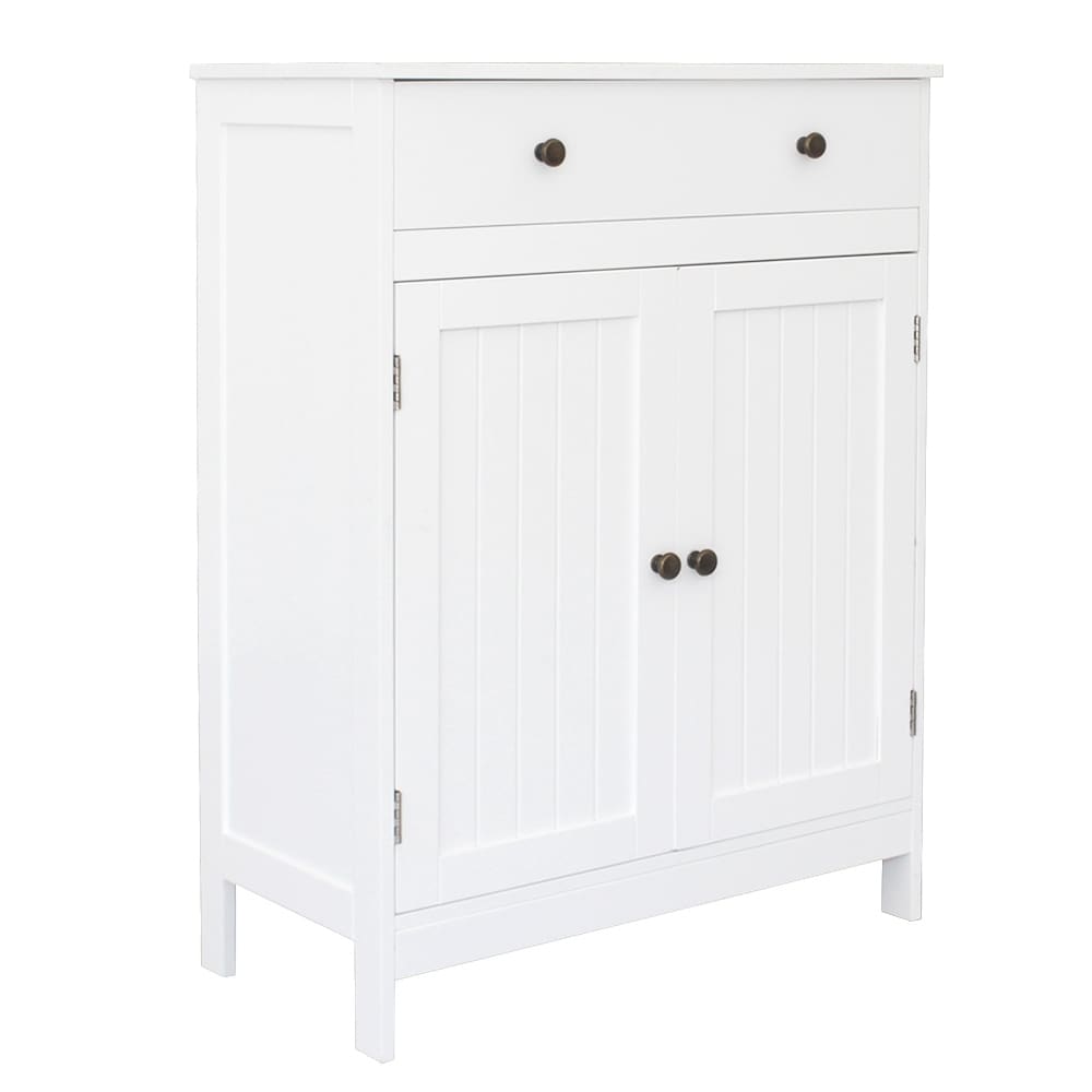 FCH Double Doors Bathroom Cabinet With A Drawer
