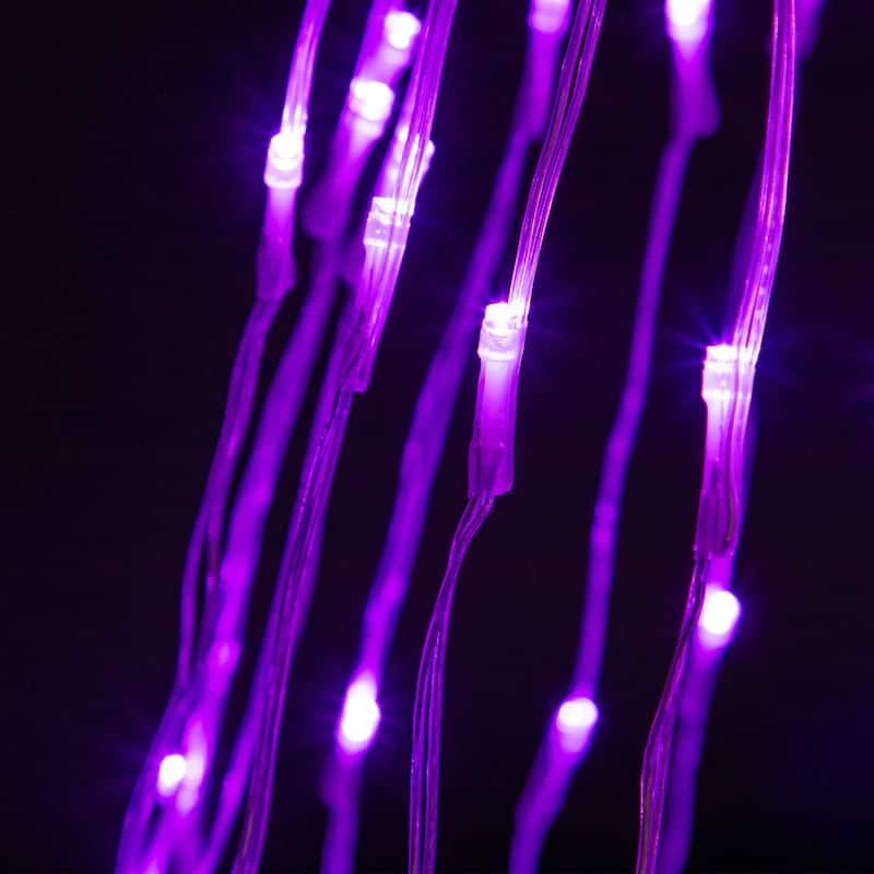 4' Purple LED Lighted Show Cone Christmas Tree Outdoor Decor