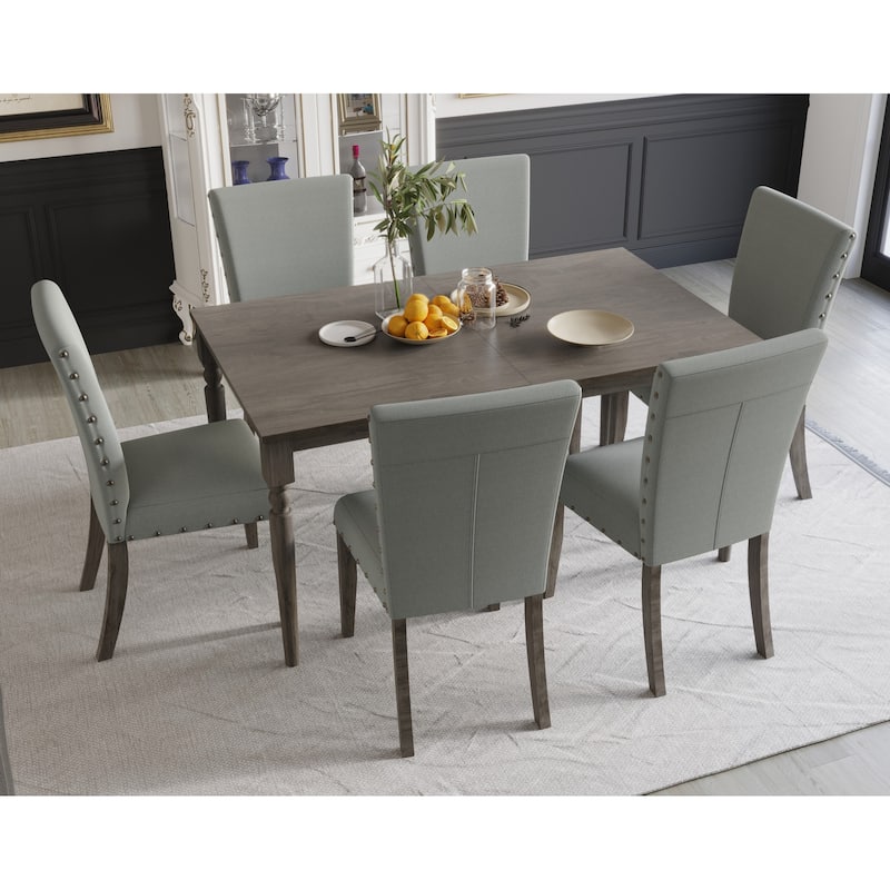 Clinton 7-pieces Dining Table and Chair