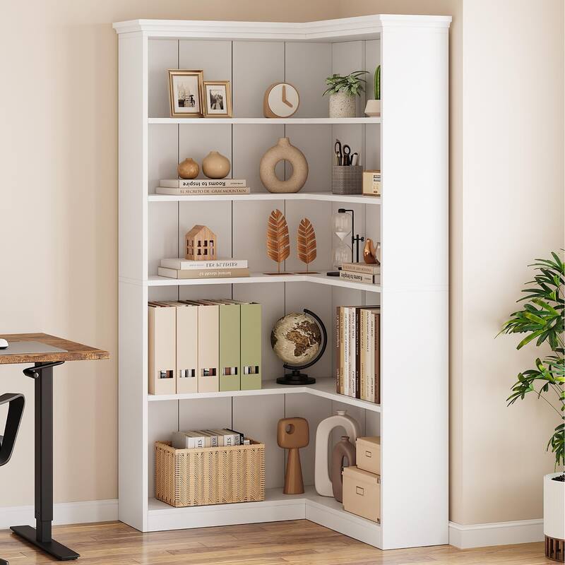 Farmhouse Bookshelf Corner