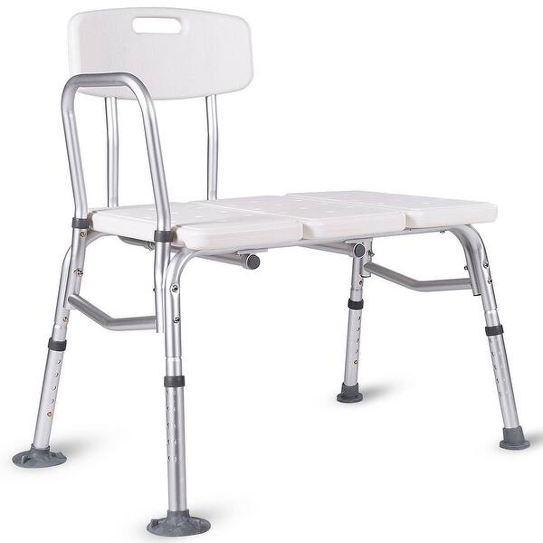 Shop Costway Shower Bath Seat Medical Adjustable Bathroom Bath Tub