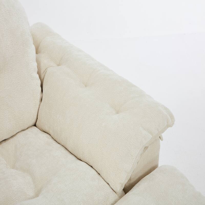 Modular Convertible Cushioned Sleeper Sofa Set