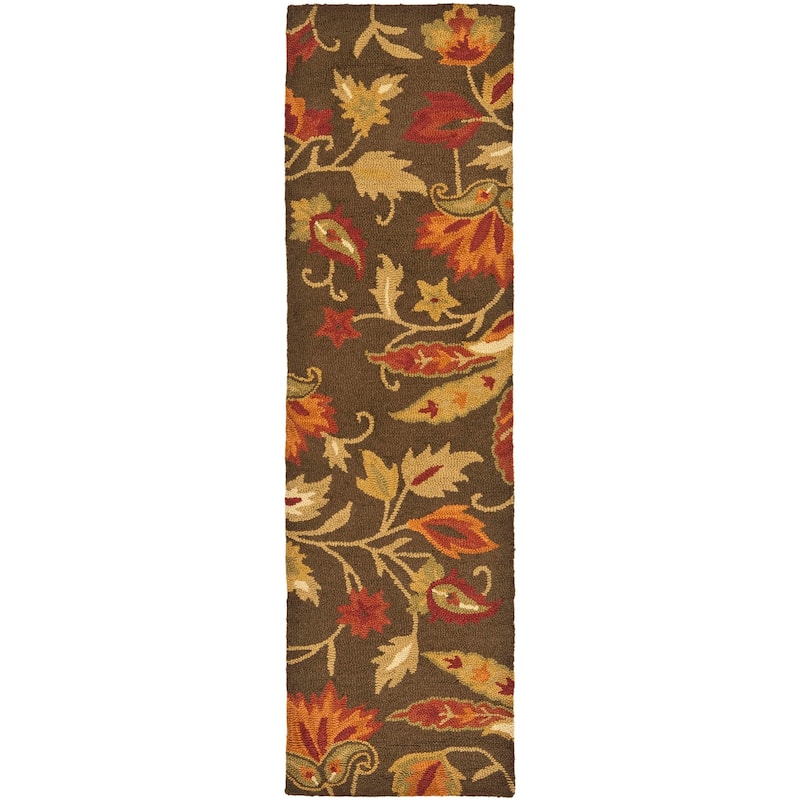 SAFAVIEH Handmade Blossom Ottavina Modern Floral Wool Rug