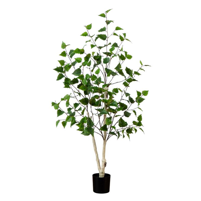 4' Artificial Birch Tree - Green