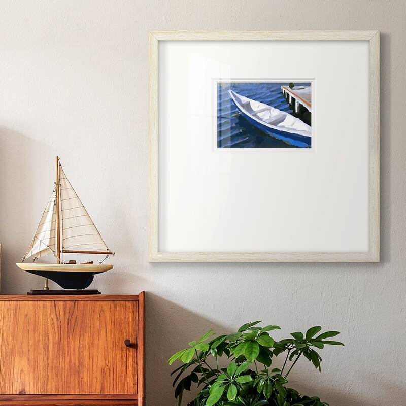 Colorful Rowboat IVPremium Framed Print
