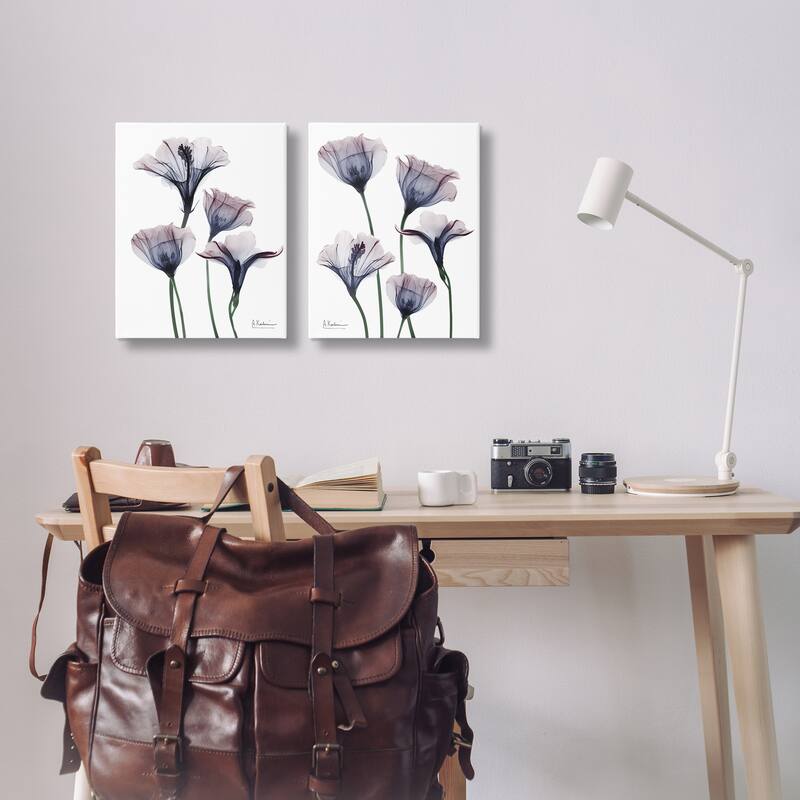 Stupell Bountiful Dusk Lilies Canvas Wall Art Design By Albert Koetsier (Set of 2)