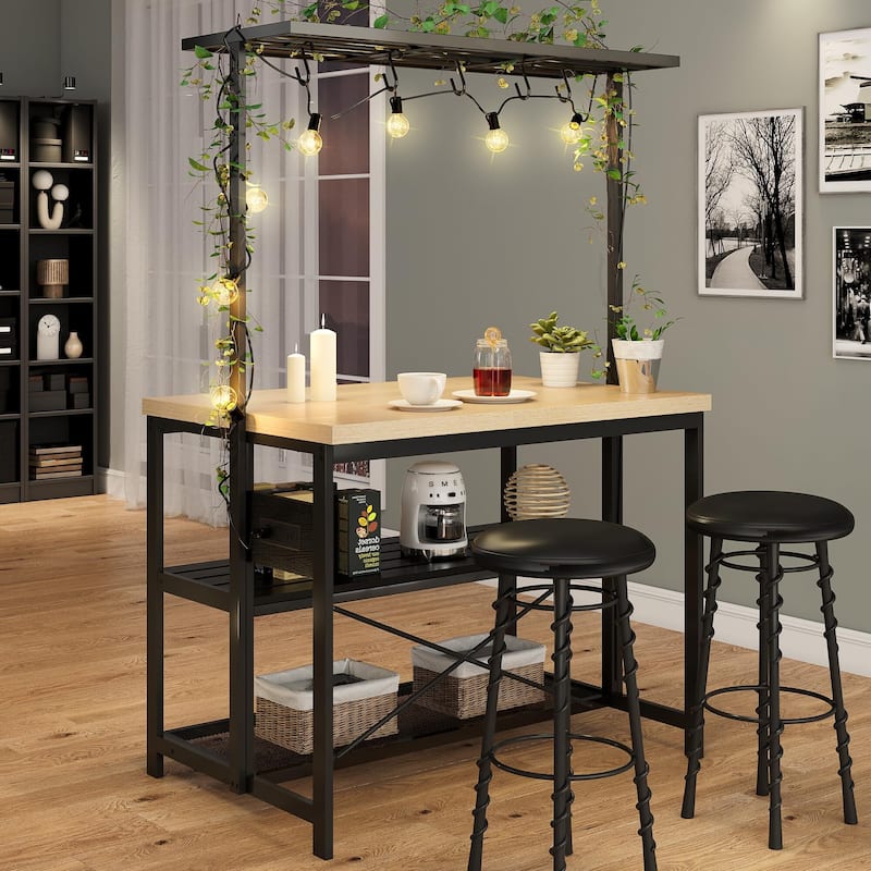 42"/47"Kitchen Island with Storage