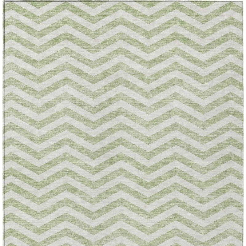 HomeRoots Chevron Transitional Rectangle Outdoor Rug