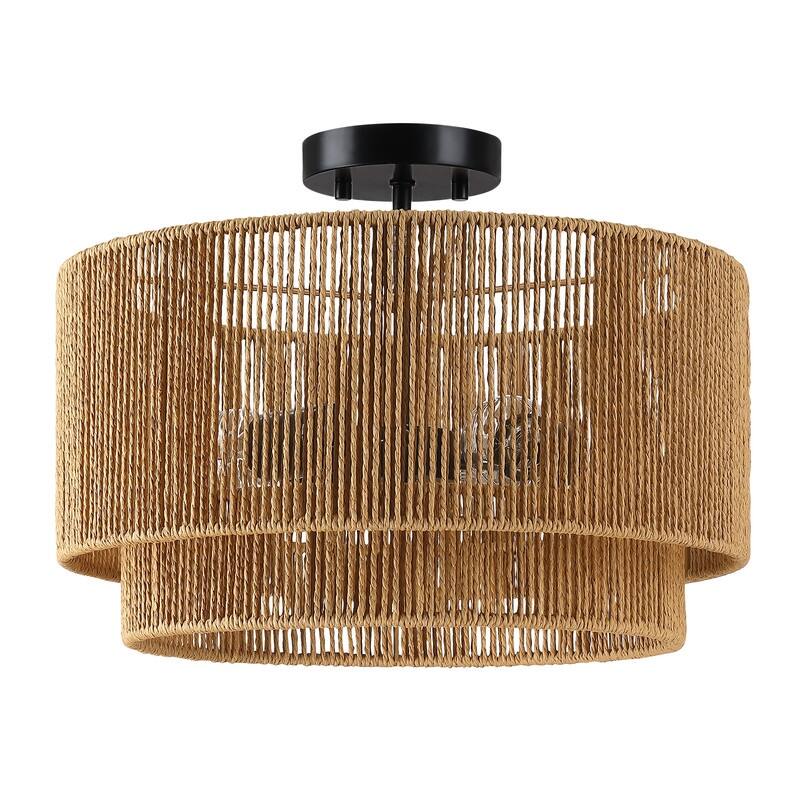 Dorn Tiered Drum Semi-Flush Mount