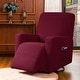 preview thumbnail 86 of 91, Subrtex Stretch Recliner Silpcover Jacquard Lazy Boy Chair Covers Wine