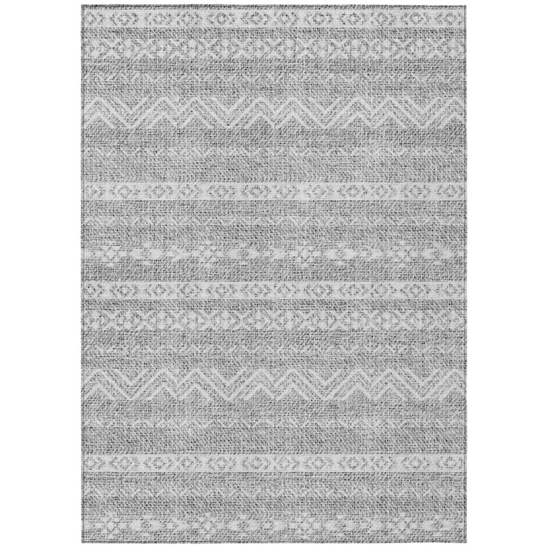 HomeRoots Southwestern Transitional Rectangle Outdoor Rug