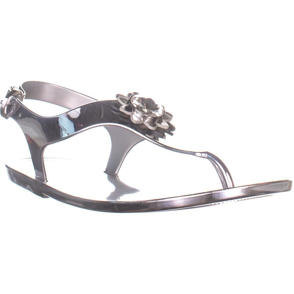 miley metallic jelly sandal